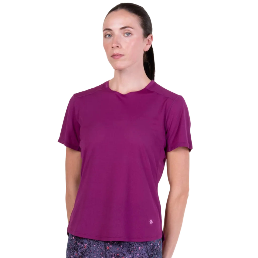 Ronhill Womens Tech T-Shirt Blackcurrant/Orchid