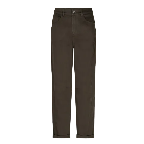 Red Button Women's Trousers Caitlina Side Patch Tencil Twill Dark Green