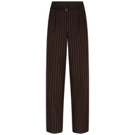 Red Button Womens Trousers Cleo Punta Pinstripe Espresso