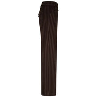 Red Button Womens Trousers Cleo Punta Pinstripe Espresso