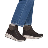 Remonte Womens Boot  D0T77 Brown Combination