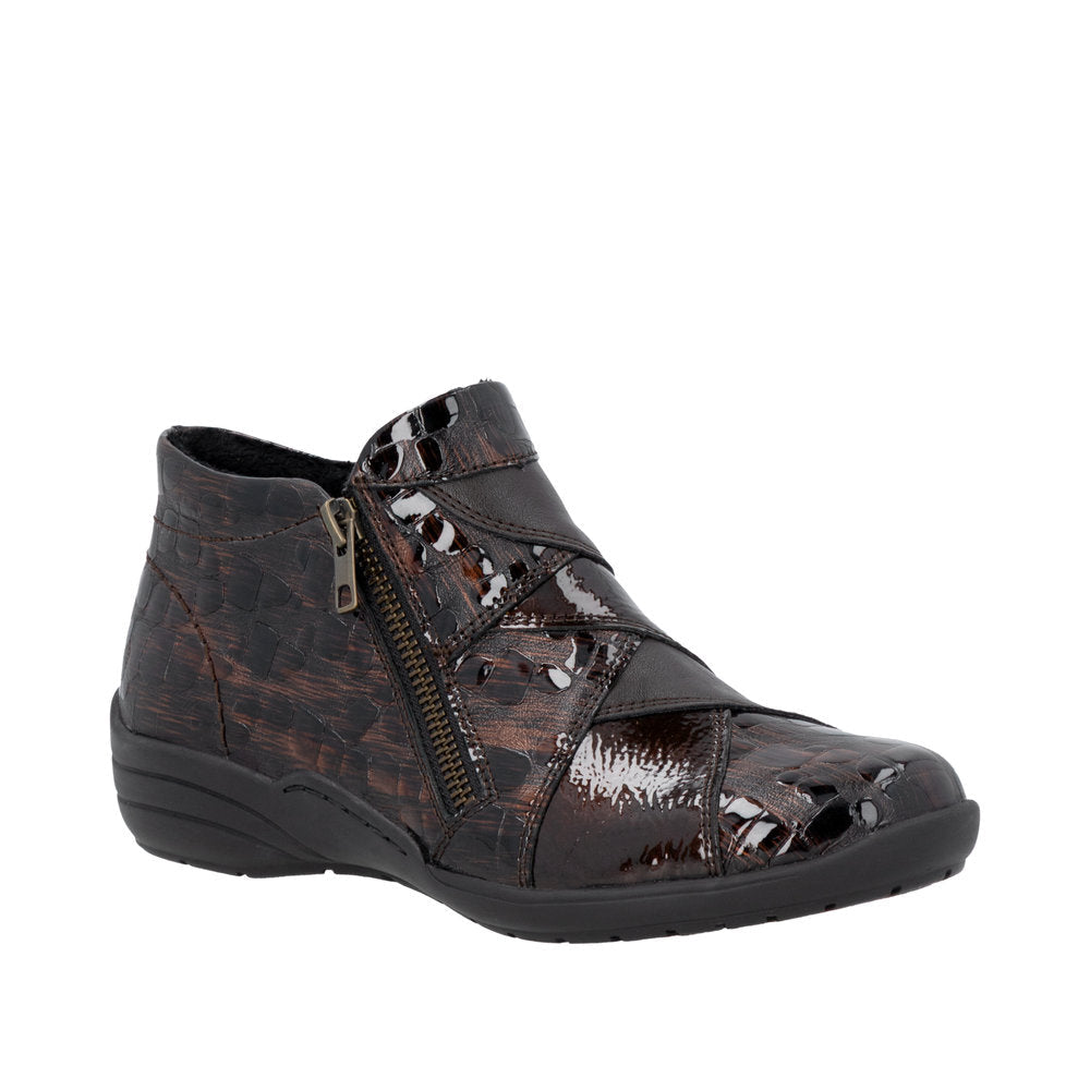 Remonte Womens Boot R7674 Brown Combination