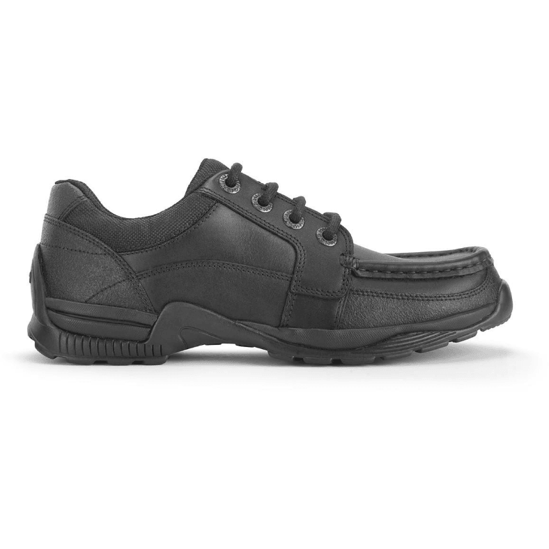 Rhino Boys School Shoe Dylan Black Leather