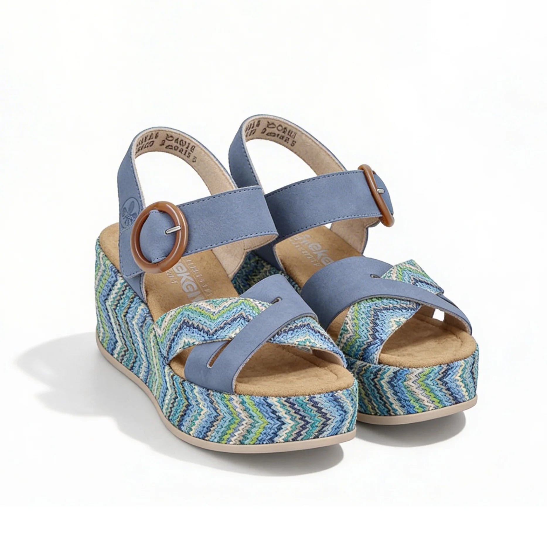 Rieker Womens Sandal 69469-14 Blue