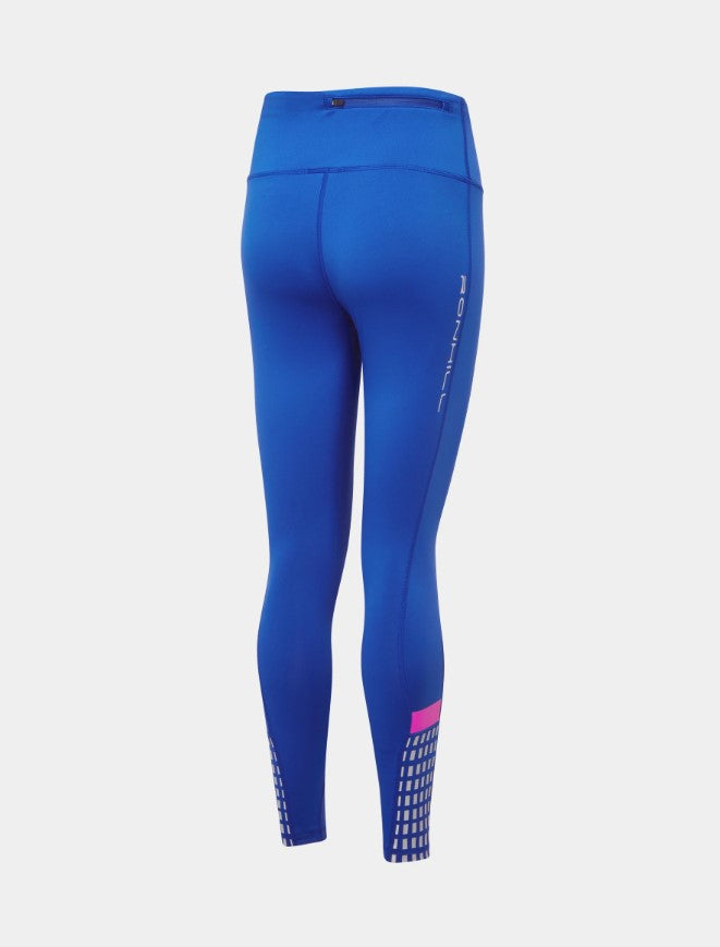 Ronhill Womens Tech Afterhours Tight Cobalt/Thistle/Reflective - Donaghys