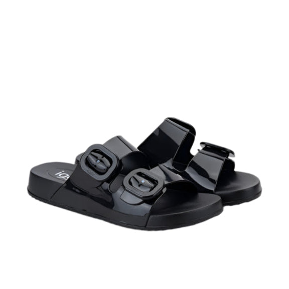 Igor women's black slip-on sandal