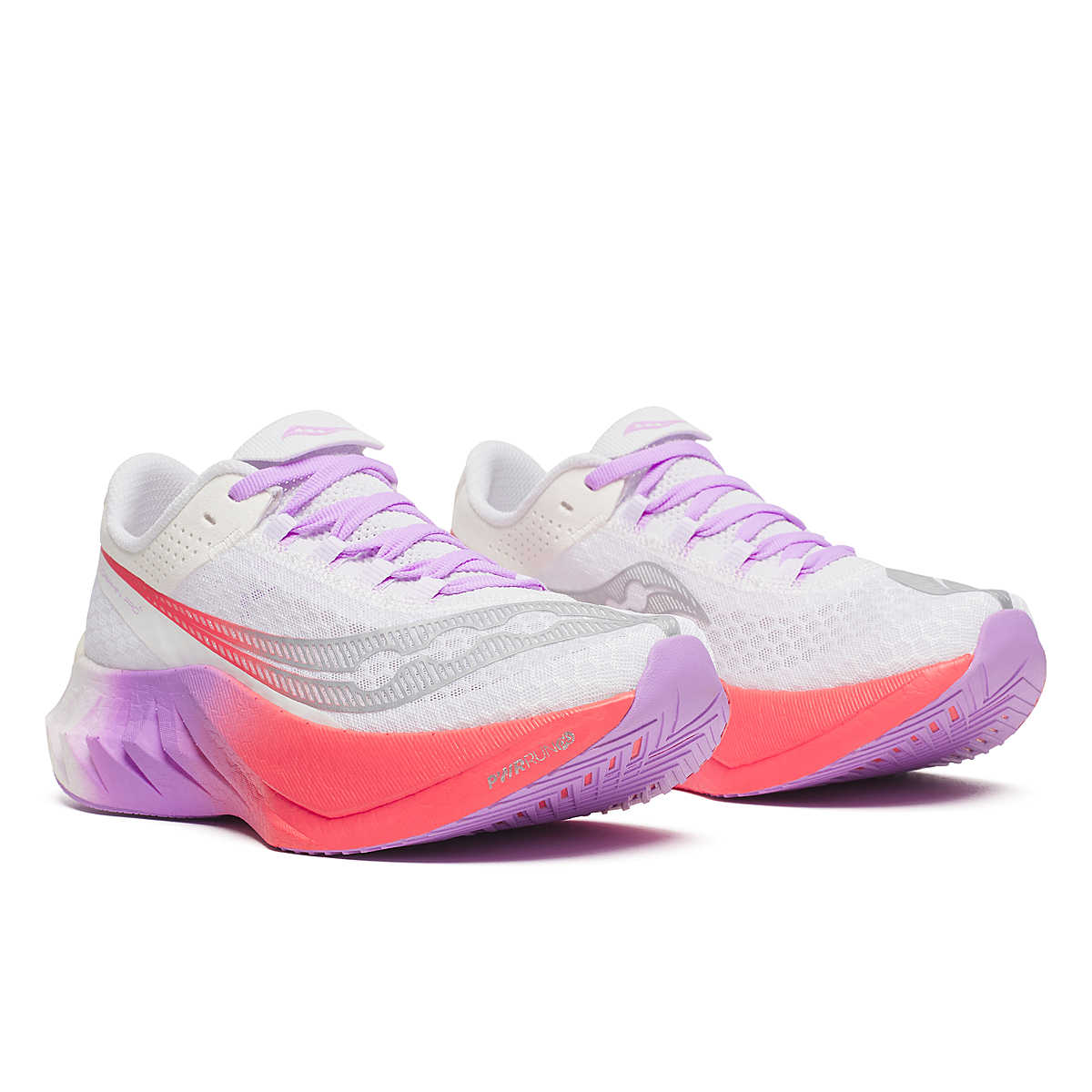 Saucony Womens Trainer Endorphin Pro 4 White/Crocus