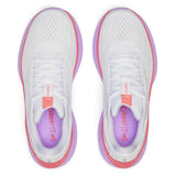 Saucony Womens Trainer Ride 18 White/Coral