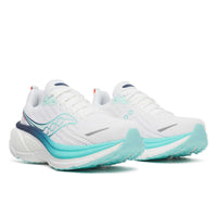 Saucony Womens Trainer Hurricane 25 White/Navy