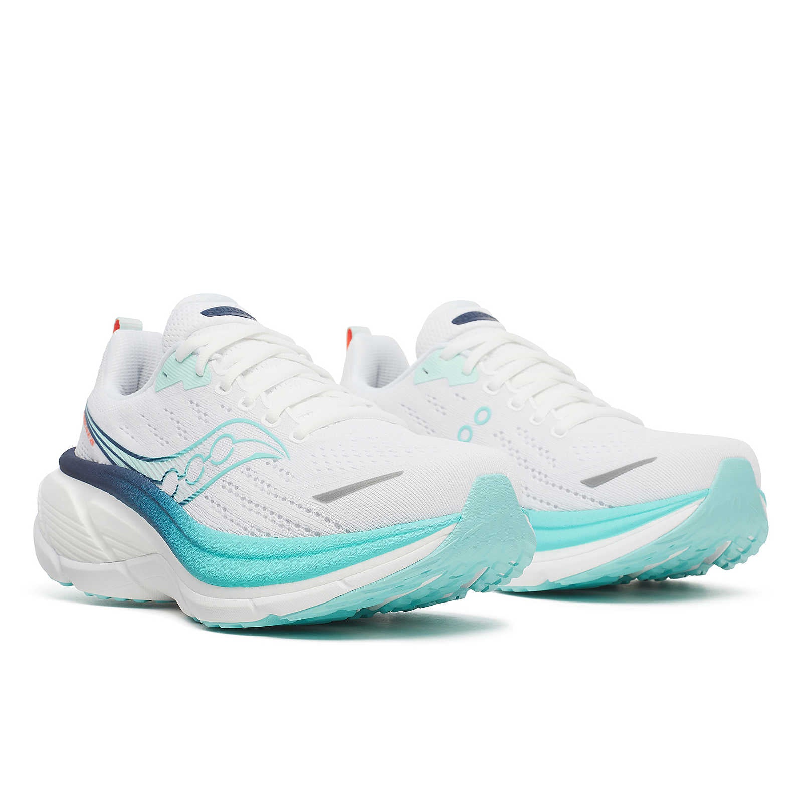 Saucony Womens Trainer Hurricane 25 White/Navy