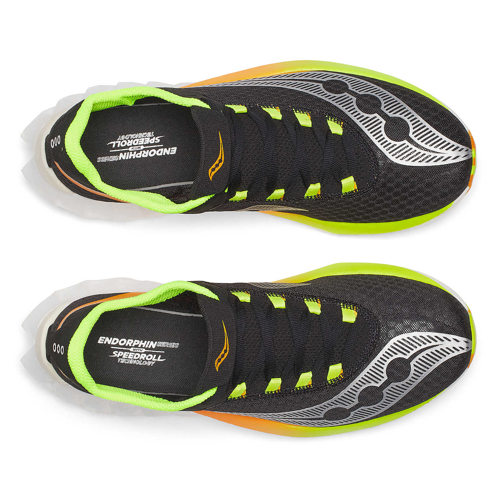Saucony men's black mesh trainer