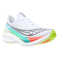Saucony Womens Trainer Endorphin Pro 5 White/Multi