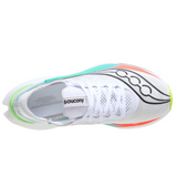 Saucony Womens Trainer Endorphin Pro 5 White/Multi