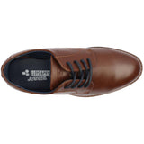 Lloyd & Pryce boys' camel synthetic leather lace-up shoe