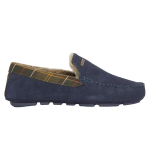 Barbour Mens Slipper Monty Navy