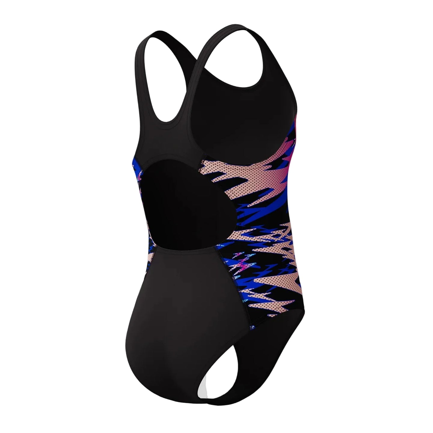 Speedo girls' black and pink swimsuit