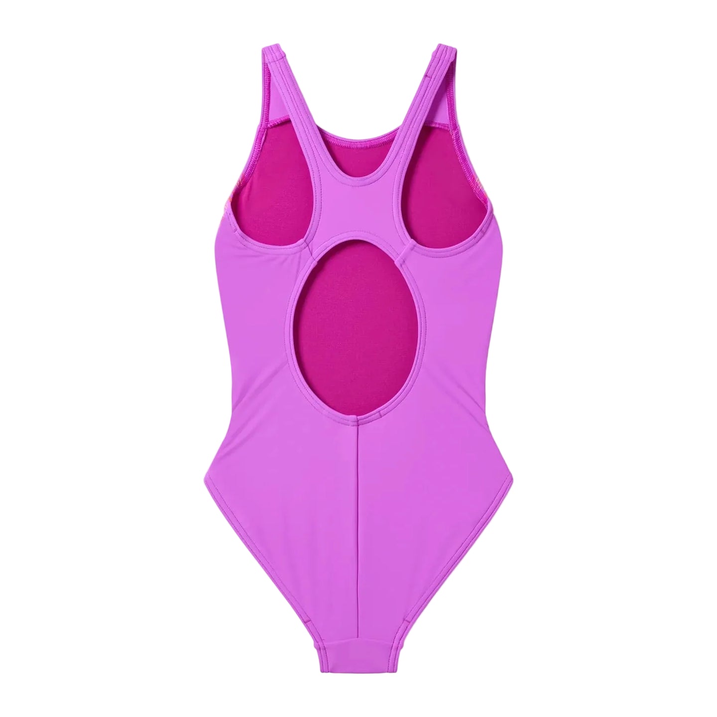 Speedo girls' purple and orange swimsuit