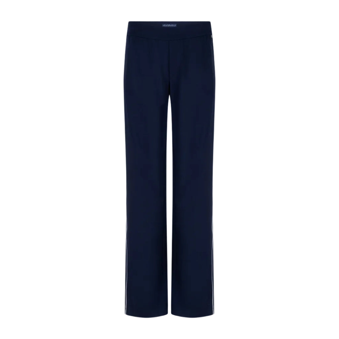 Red Button Womens Colette Punta Piping Pants Dark Blue