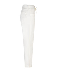 Red Button Womens Joggers Tessy Cropped Colour Ecru