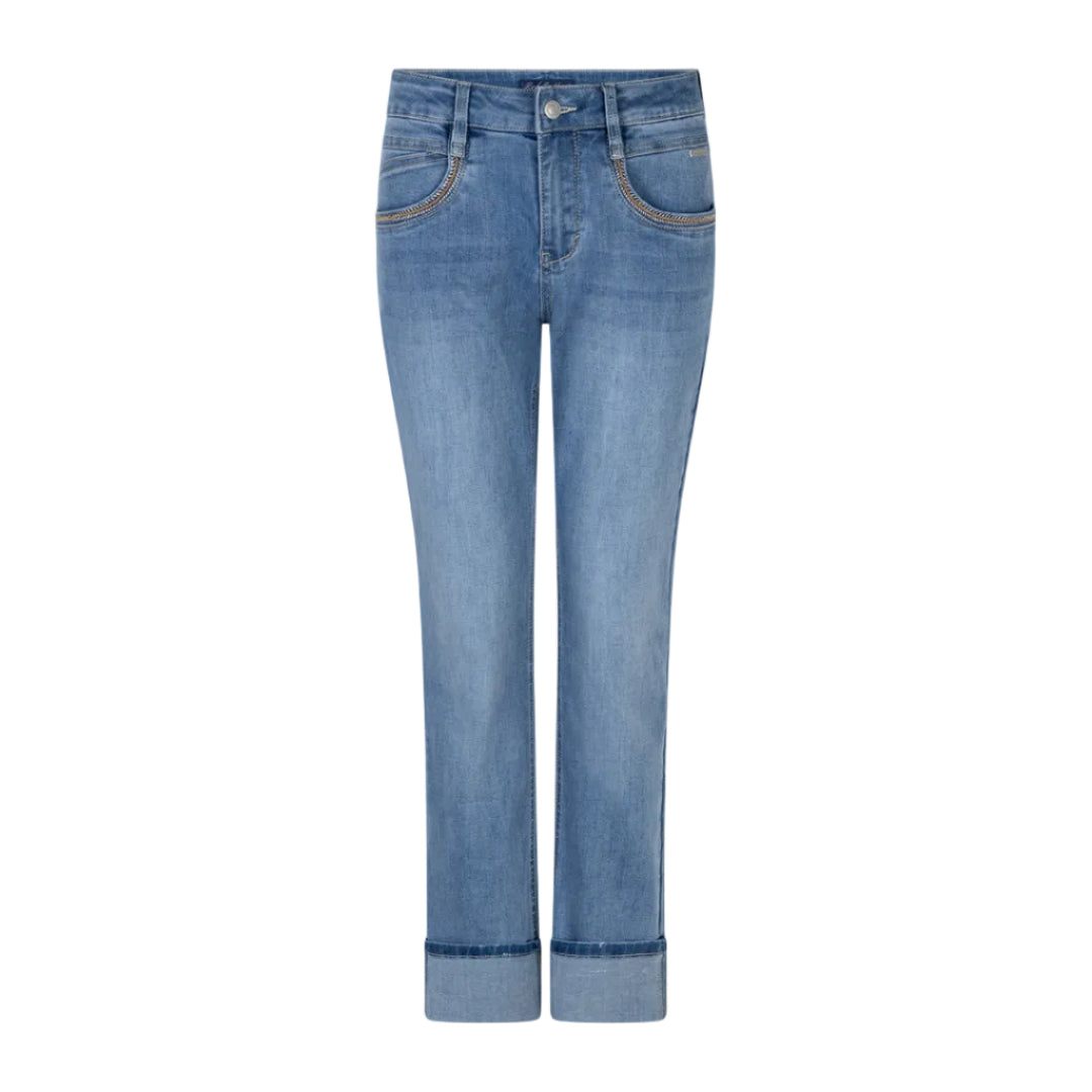 Red Button Womens Jeans Kate Denim Embroidered Pockets Stone Used
