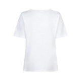 Red Button Womens Temmy Butterfly Tee White/Rosewood