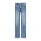 Red Button women's blue and red denim jeans with zip