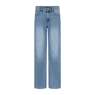 Red Button women's blue and red denim jeans with zip