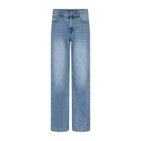 Red Button women's blue and red denim jeans with zip