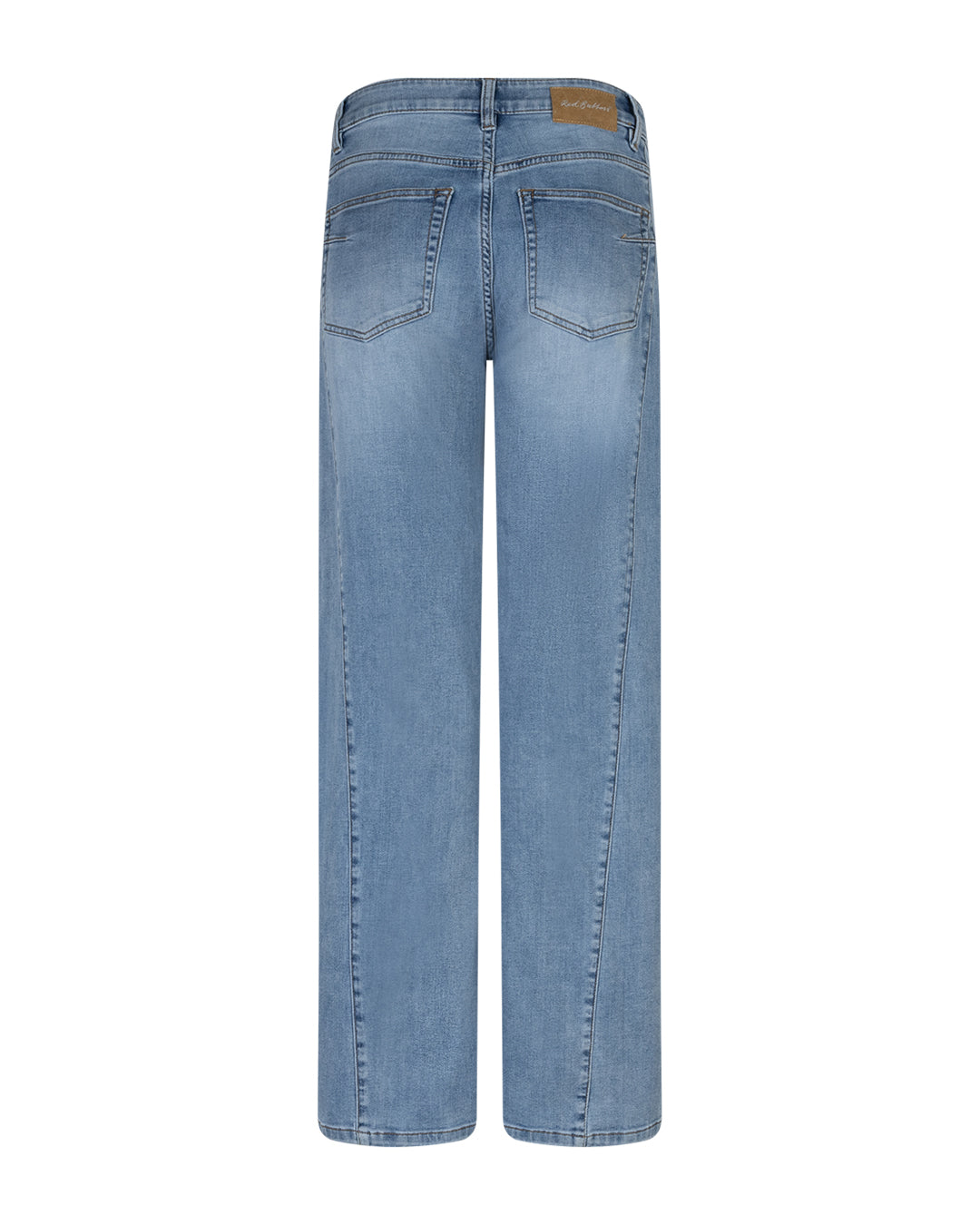 Red Button Womens Jeans Claudette Slanted Seam Light Blue