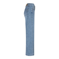 Red Button women's blue and red denim jeans with zip