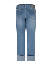 Red Button Womens Kim High Hem & Scarf Jeans Stone