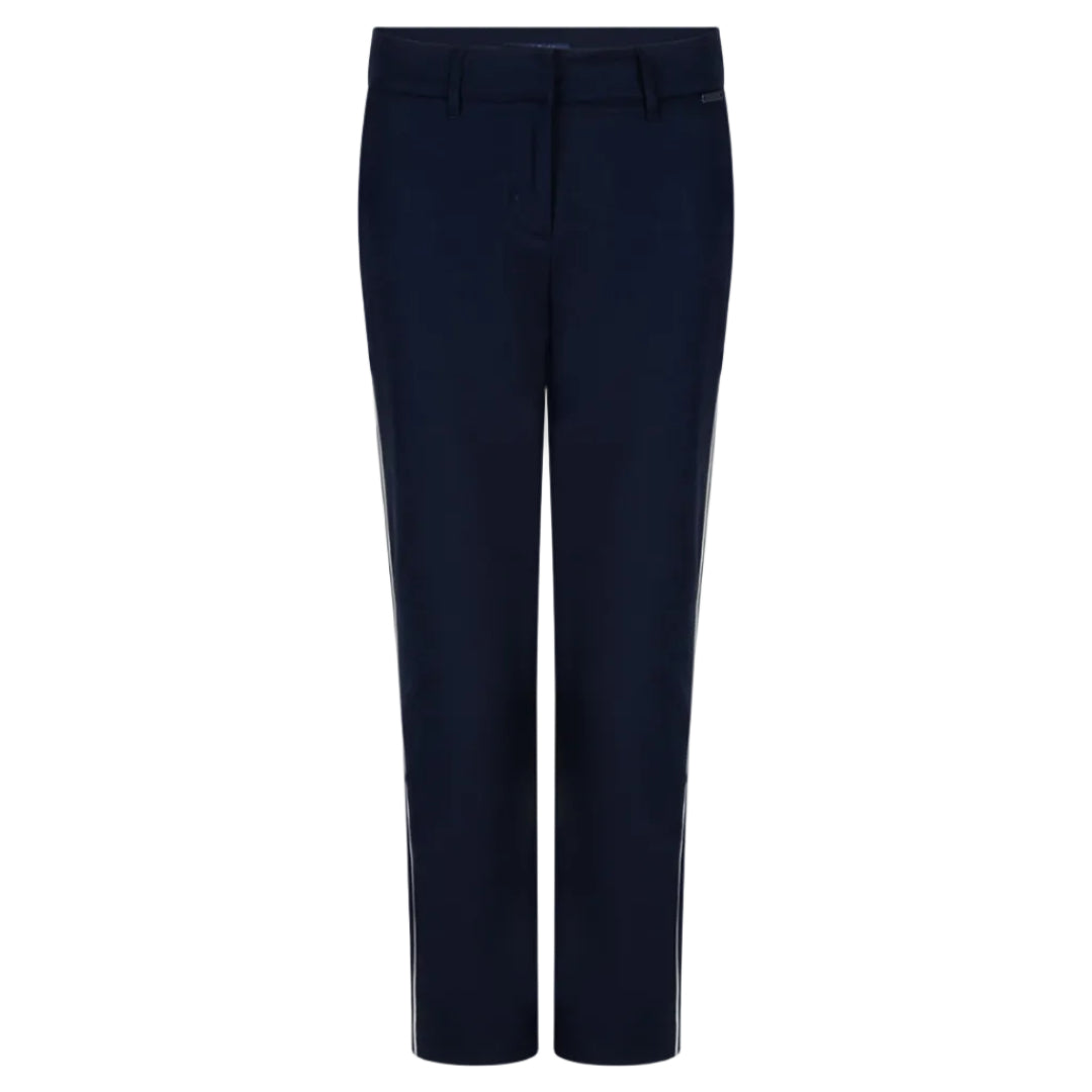 Red Button Womens Trousers Diana Smart Piping Dark Blue