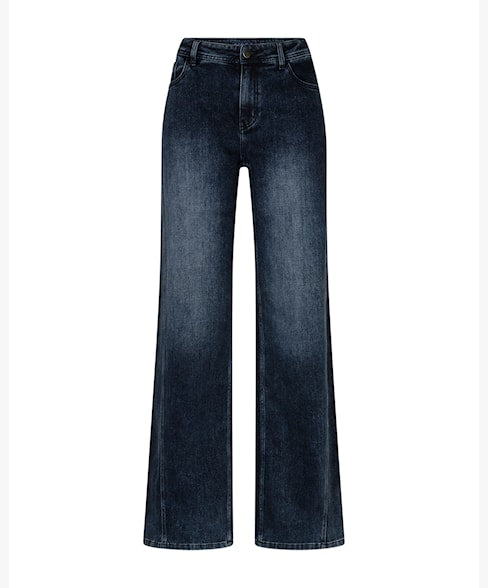 Red Button Womens Jeans Claudette Insert Blue Black