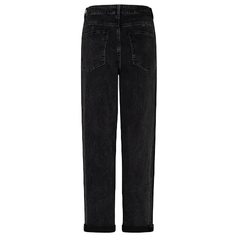 Red Button Womens Jeans Caitlina Side Patch Black