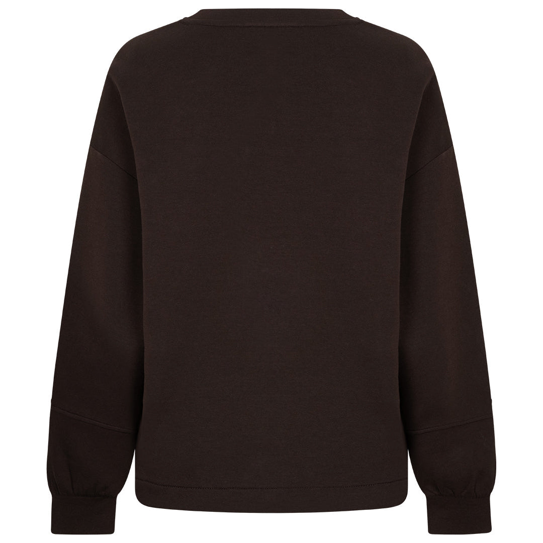 Red Button Womens Shakira Top and Belt Espresso