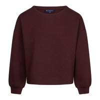 Red Button Womens Top Skyler Burgundy