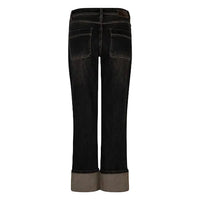 Red Button Womens Jean Kim Overdye Brown Tinted