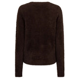 Red Button Womens Sweet Fuzzy Jumper Espresso