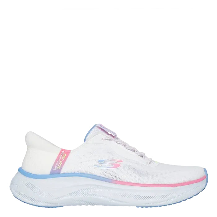 Skechers women's white slip-on trainer