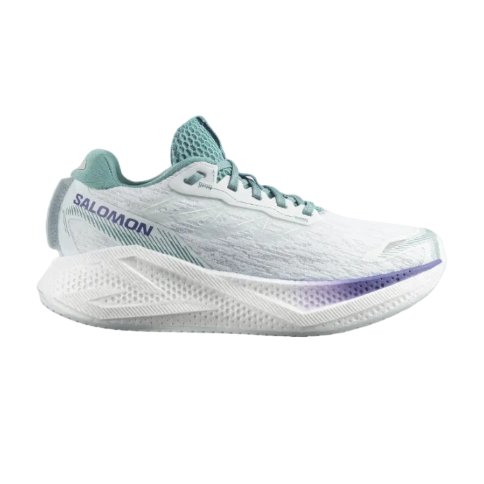 Salomon Womens Trainer Aero Glide 4 Ancient Water/White/Oil Blue