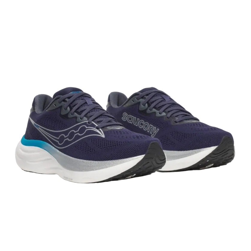 Saucony Mens Trainer Ride 19 Naval/Cobalt