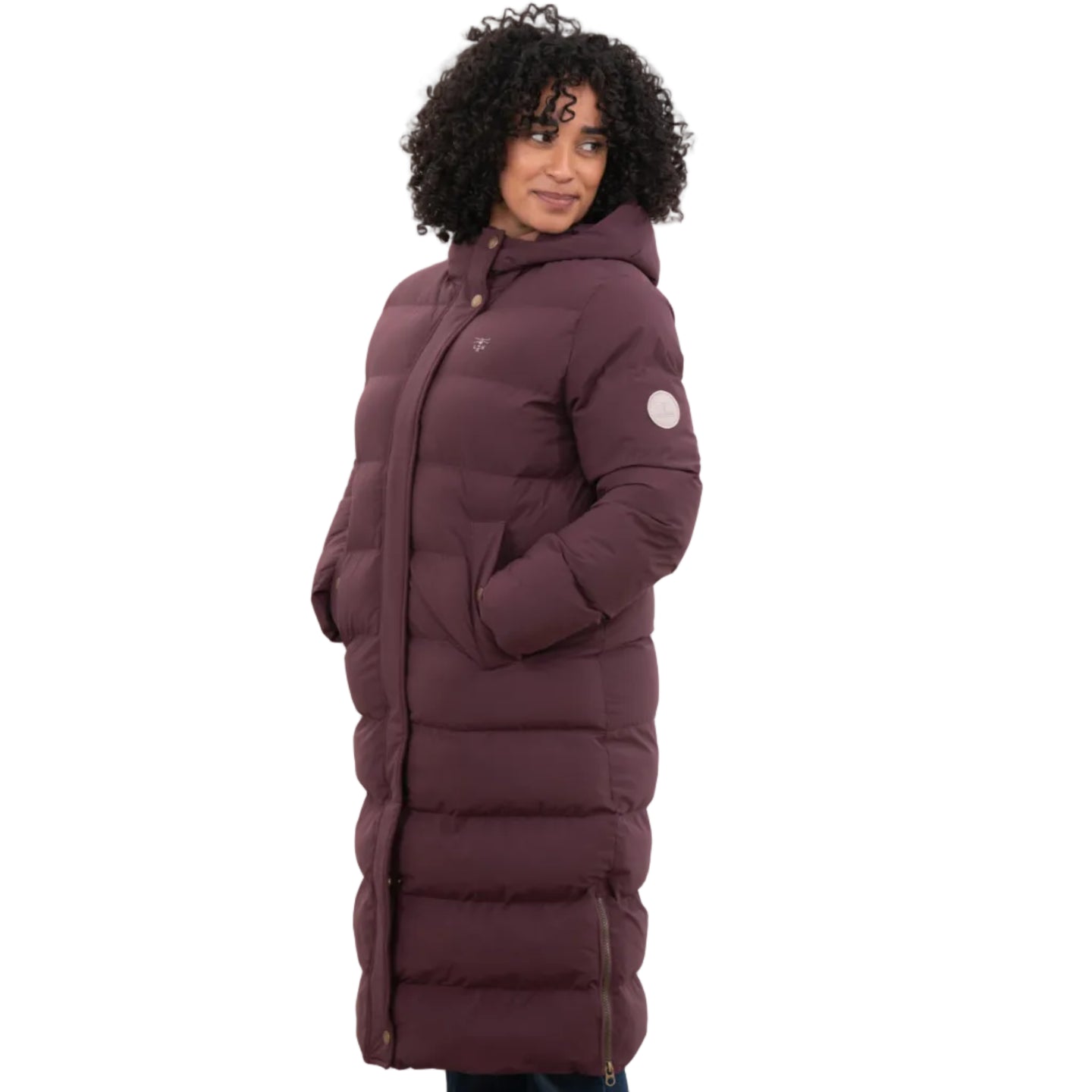 Lighthouse Womens Long Coat Savannah Damson