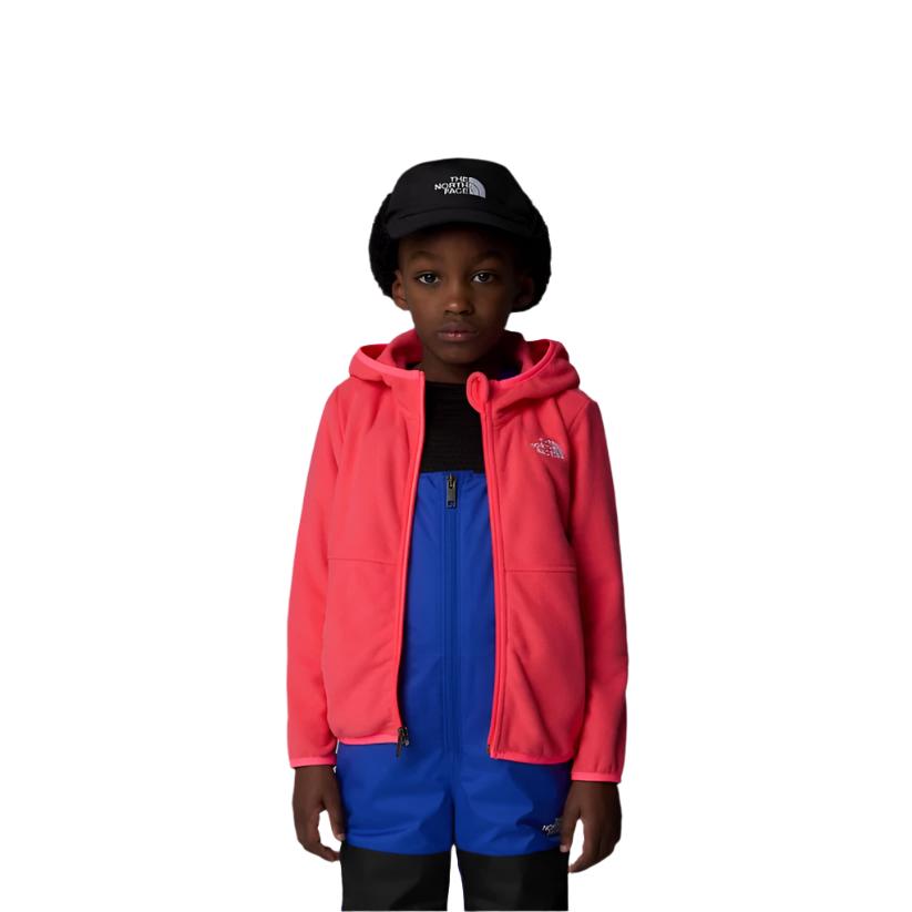 The North Face Kids Glacier F Z Hoodie Radiant Poppy Donaghys