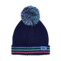 Lighthouse Girls Bobbie Hat Pink/Purple/Teal Stripes