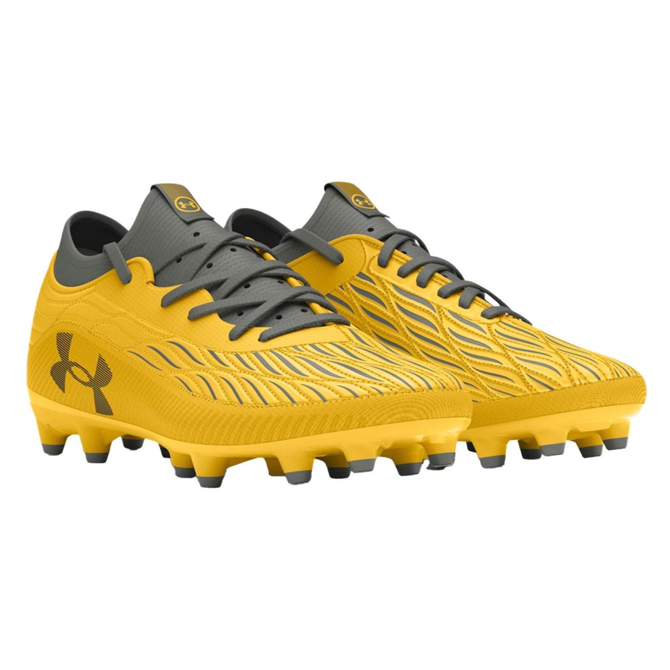Under Armour Junior Football Boot Magnetico Select 4 FG Yellow/Grey