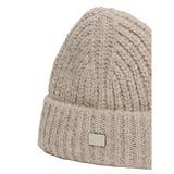 Tommy Hilfiger Womens City Chunky Knit Beanie With Wool Drifty Dunes