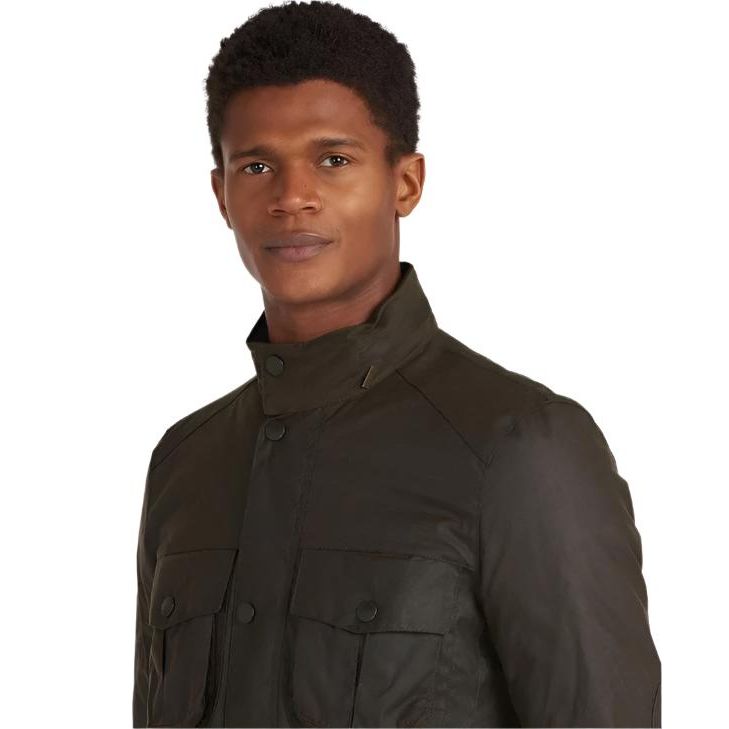 Barbour Mens Jacket Corbridge Wax Olive