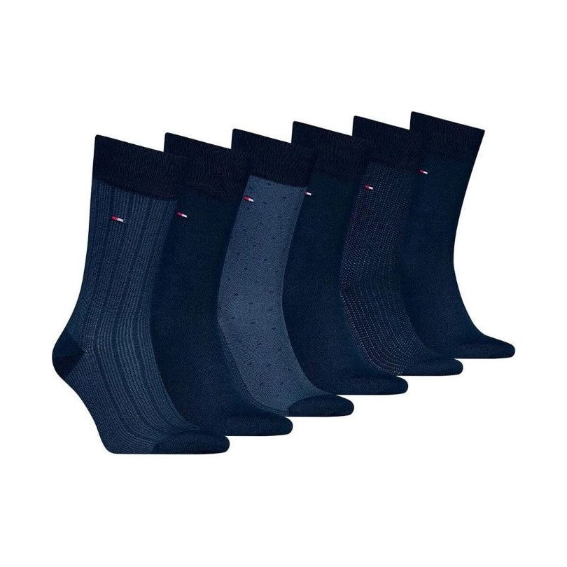 Tommy Hilfiger Mens 6 Pack Socks Set Navy