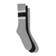 Tommy Hilfiger men's grey socks, three-pack gift set