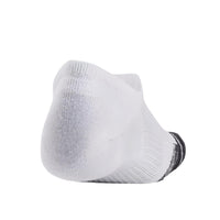 Under Armour Adults Socks 3-Pack Performance Tech Ultra Low Tab White/Jet Grey